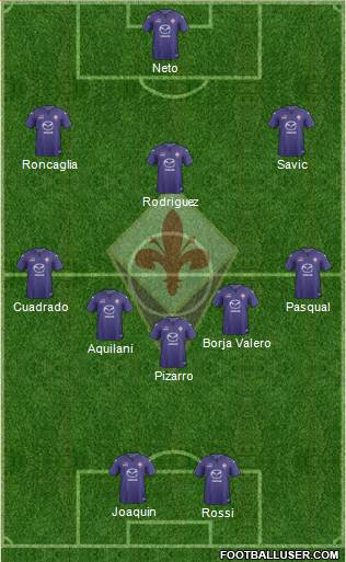 Fiorentina Formation 2013