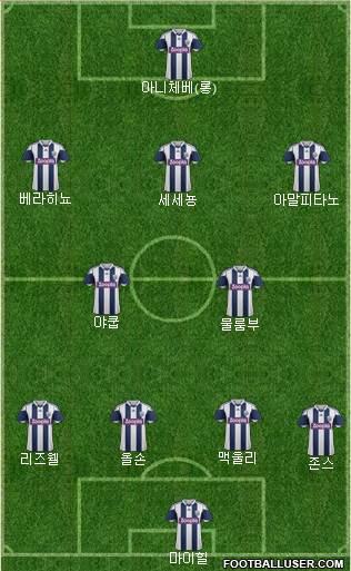 West Bromwich Albion Formation 2013