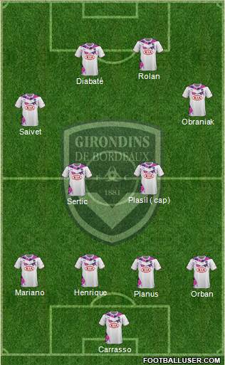 FC Girondins de Bordeaux Formation 2013