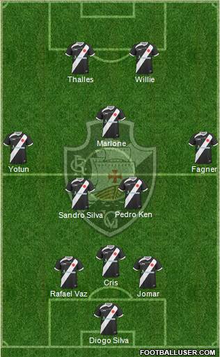 CR Vasco da Gama Formation 2013