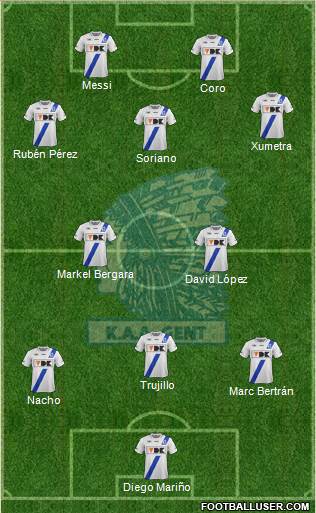 KAA Gent Formation 2013