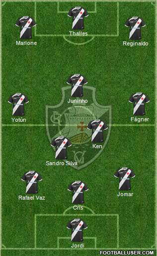 CR Vasco da Gama Formation 2013