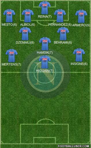 Napoli Formation 2013