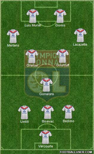 Olympique Lyonnais Formation 2013