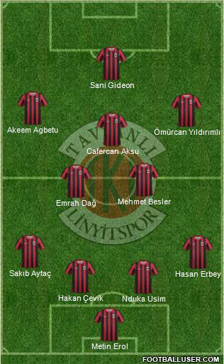 Tavsanli Linyitspor Formation 2013