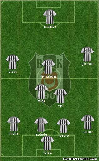 Besiktas JK Formation 2013