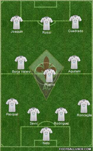 Fiorentina Formation 2013