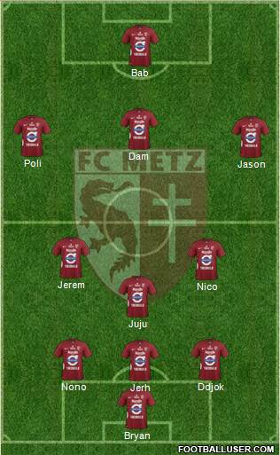 Football Club de Metz Formation 2013