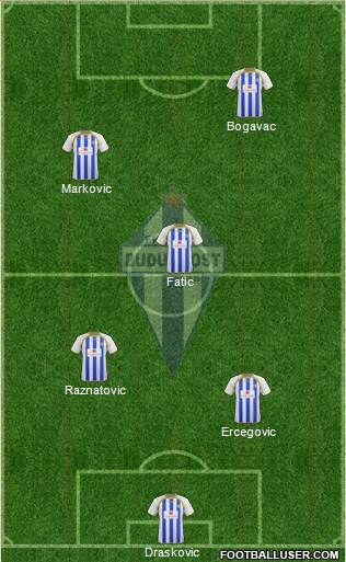 FK Buducnost Podgorica Formation 2013