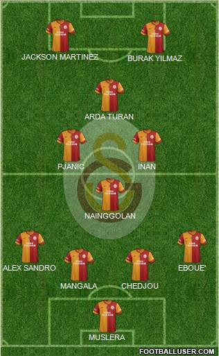 Galatasaray SK Formation 2013