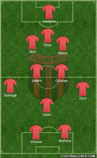 Flamengo EC de Arcoverde Formation 2013
