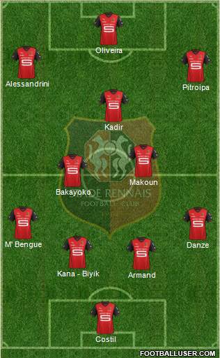 Stade Rennais Football Club Formation 2013