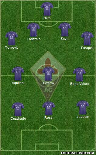 Fiorentina Formation 2013