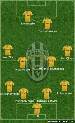Juventus Formation 2013