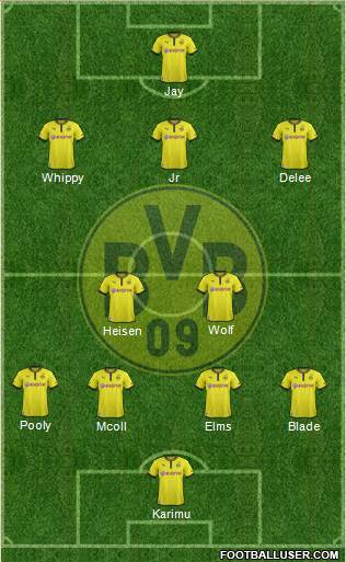 Borussia Dortmund Formation 2013