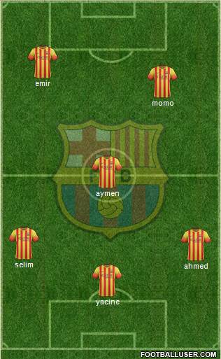 F.C. Barcelona Formation 2013