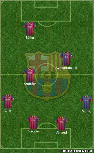 F.C. Barcelona Formation 2013