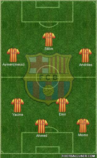 F.C. Barcelona Formation 2013