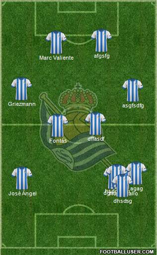 Real Sociedad S.A.D. Formation 2013