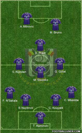 RSC Anderlecht Formation 2013