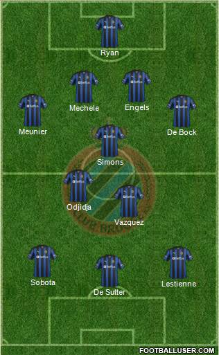 Club Brugge KV Formation 2013