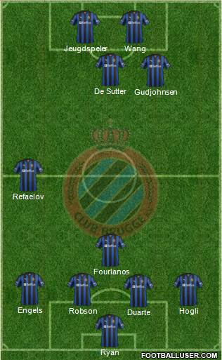 Club Brugge KV Formation 2013