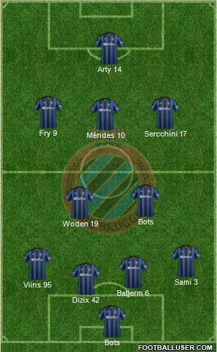Club Brugge KV Formation 2013