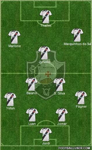 CR Vasco da Gama Formation 2013