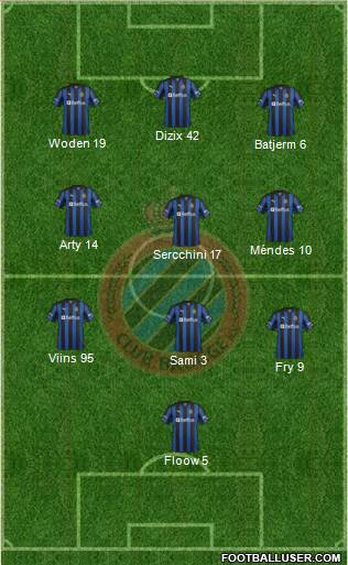 Club Brugge KV Formation 2013