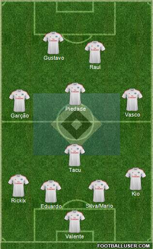 Hamburger SV Formation 2013