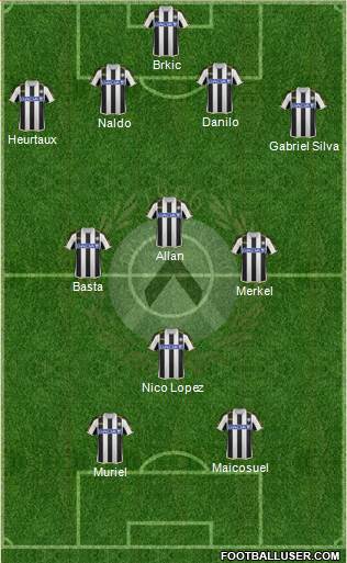 Udinese Formation 2013