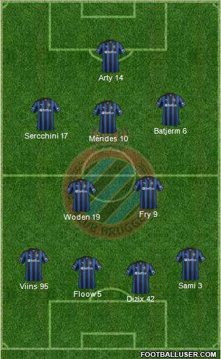 Club Brugge KV Formation 2013