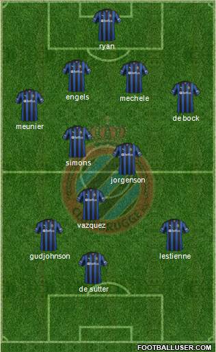 Club Brugge KV Formation 2013