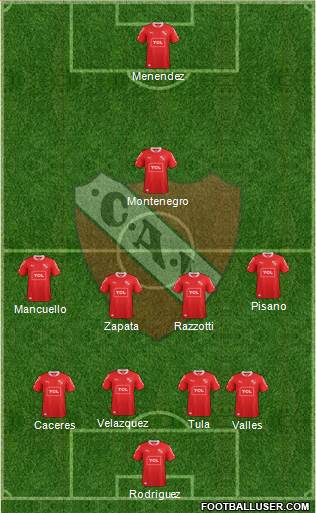 Independiente Formation 2013