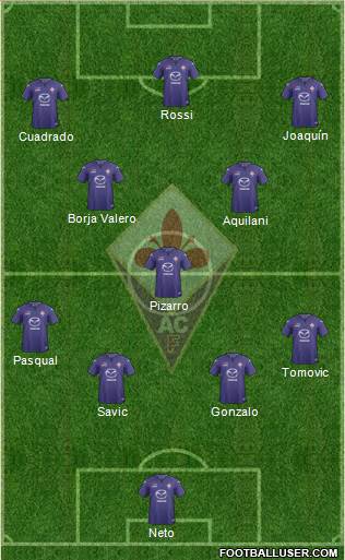 Fiorentina Formation 2013