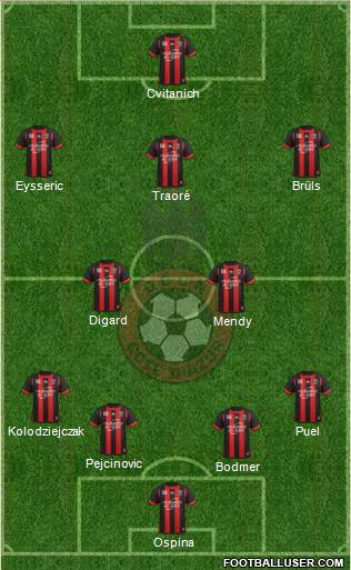 OGC Nice Côte d'Azur Formation 2013