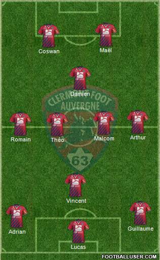 Clermont Foot Auvergne 63 Formation 2013