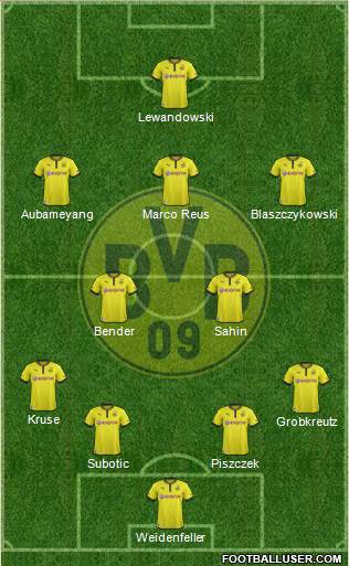 Borussia Dortmund Formation 2013