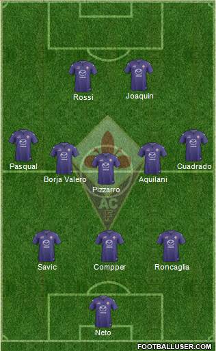 Fiorentina Formation 2013