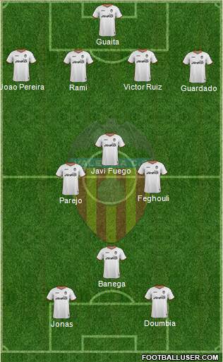 Valencia C.F., S.A.D. Formation 2013