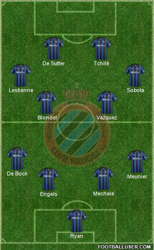 Club Brugge KV Formation 2013
