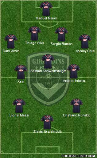FC Girondins de Bordeaux Formation 2013