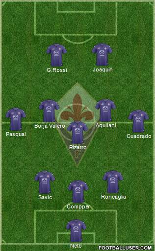 Fiorentina Formation 2013