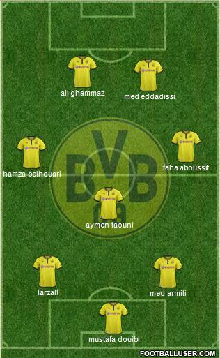 Borussia Dortmund Formation 2013