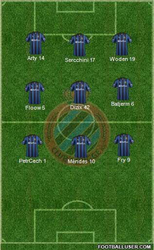 Club Brugge KV Formation 2013