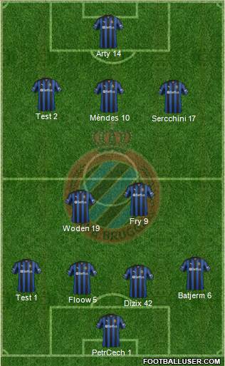Club Brugge KV Formation 2013