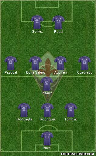 Fiorentina Formation 2013