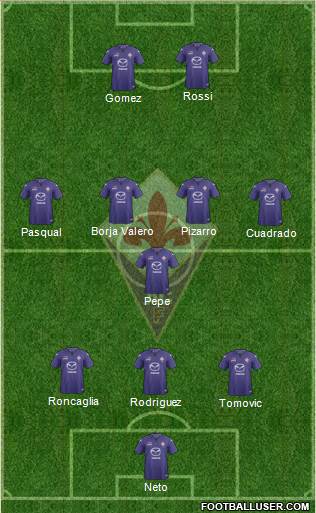 Fiorentina Formation 2013