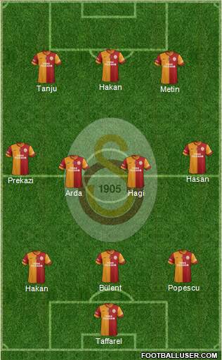 Galatasaray SK Formation 2013
