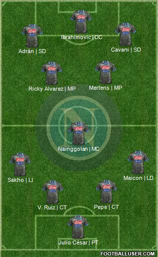 Napoli Formation 2013